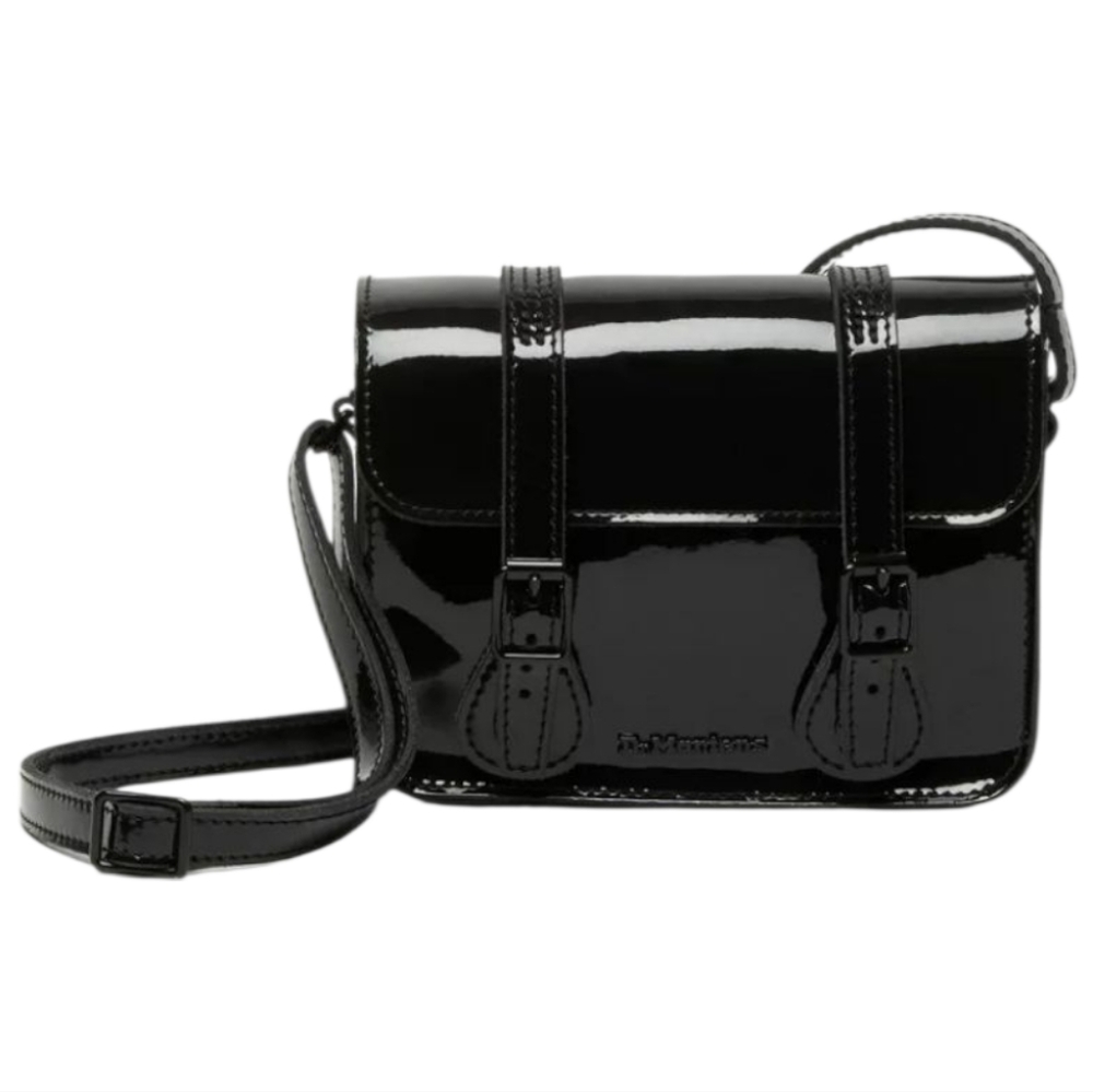 Dr. Martens Shiny Black Crossbody Bag